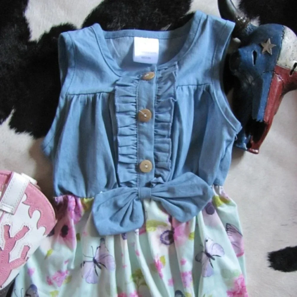 SECRET GARDEN DRESS LITTLE GIRL XS